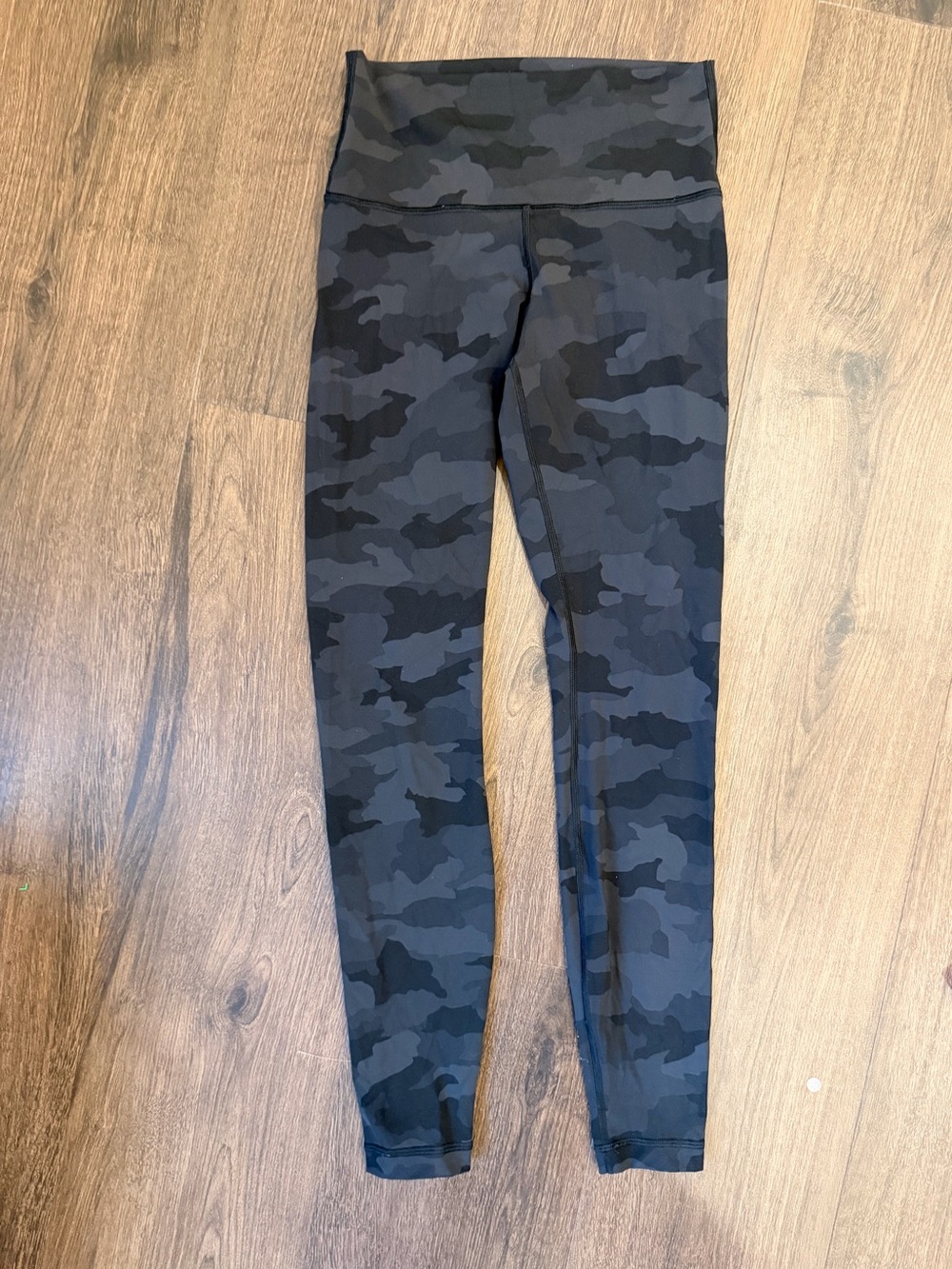 lululemon athletica Black Gray Camo High-Rise Leggings